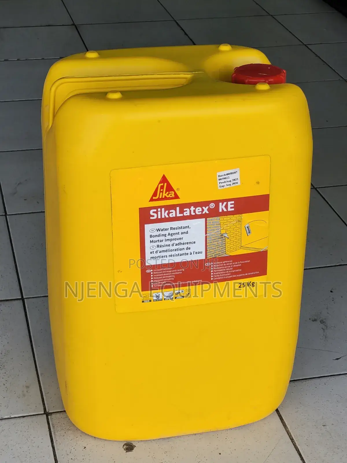 SikaLatex KE Water-Resistant Bonding Agent Mortar Improver (25 Kg)