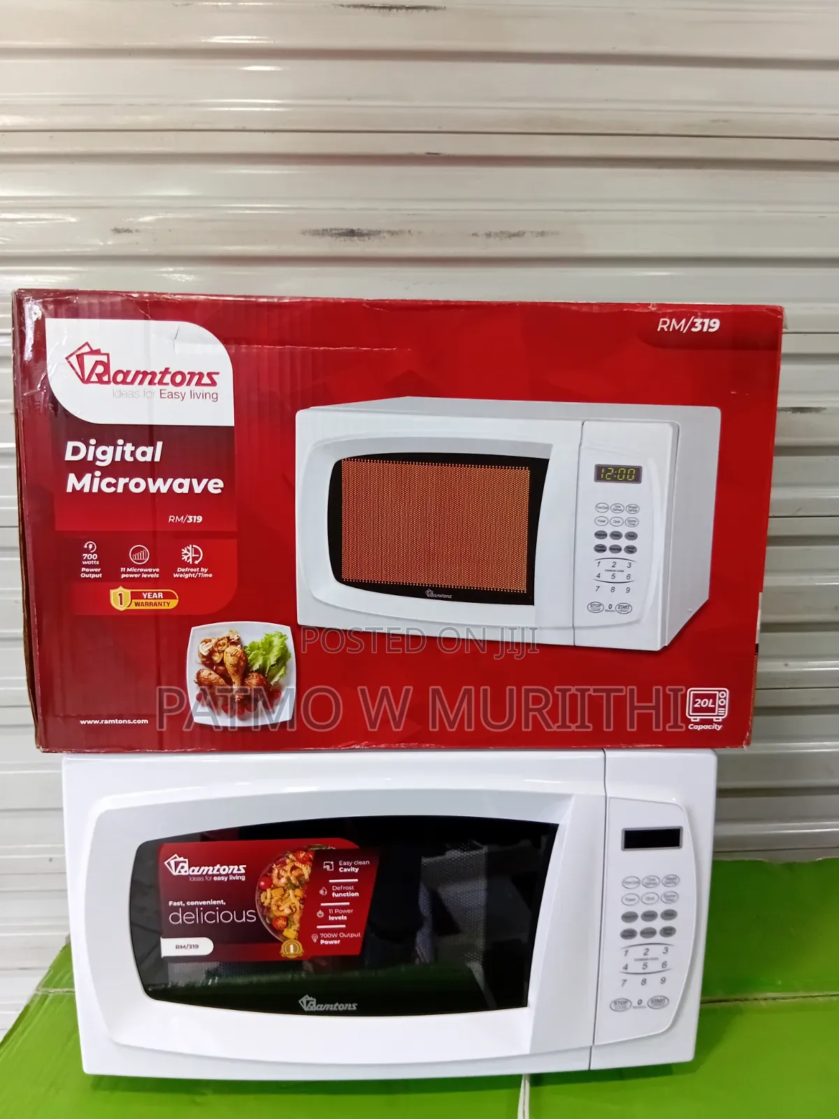 Ramtons Microwave 20 Litres Rm 319