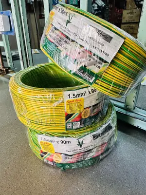 East Africa Cable 1.5mm Single Green Yellow 90m Best Quality Wire