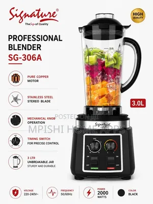 Signature 2000W Professional Blender (SG-306A)