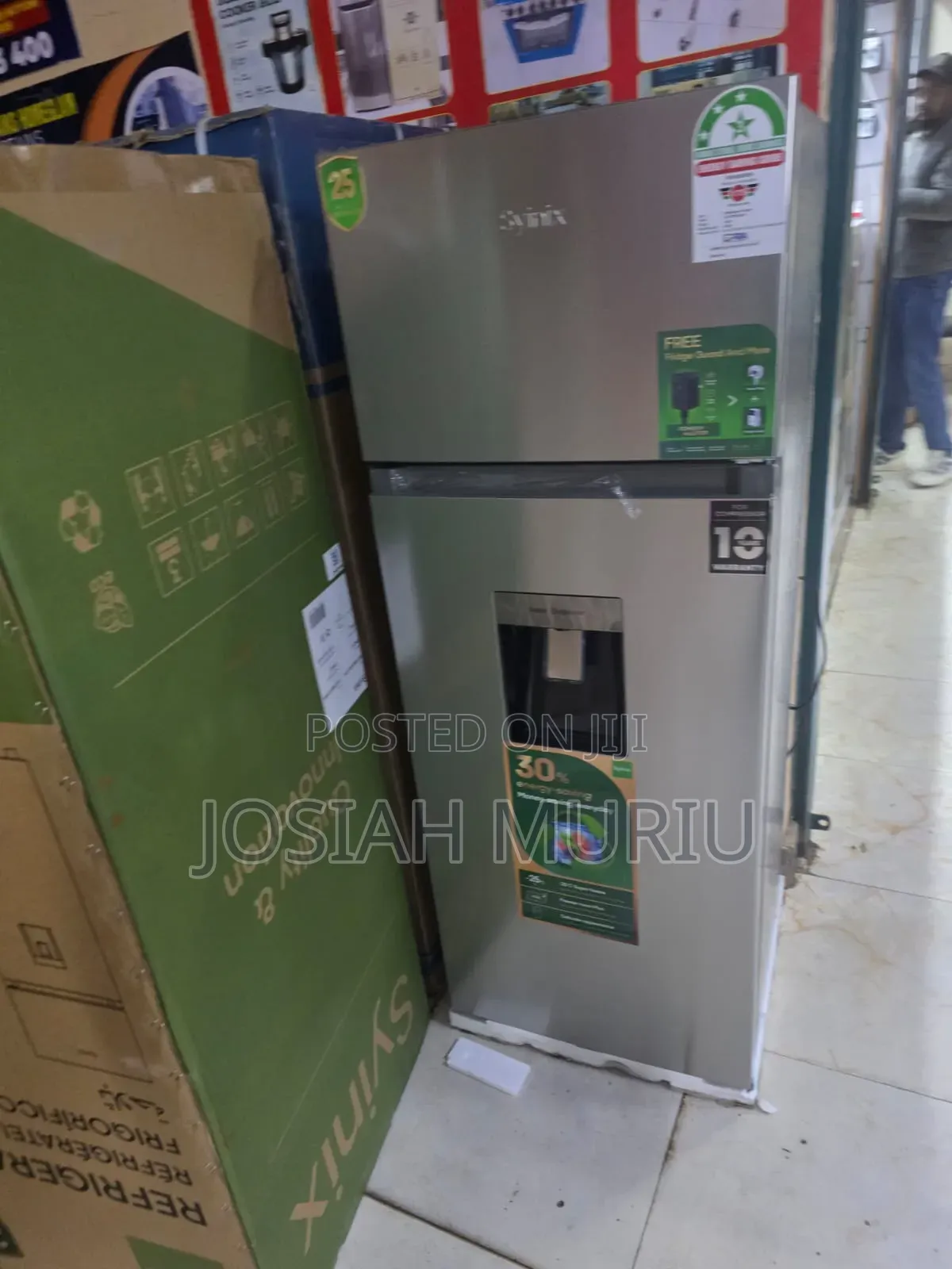 Synix 210l No Frost Refrigerator With Dispenser