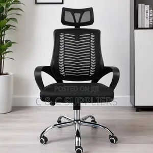Swivel Mesh Headrest Meeting Chair.