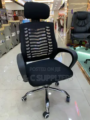 Swivel Mesh Headrest Meeting Chair.