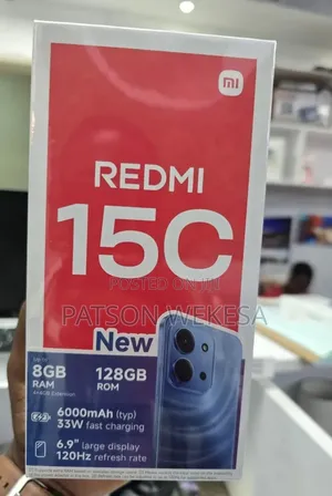 New Xiaomi Redmi 15C 4G 128 GB Blue