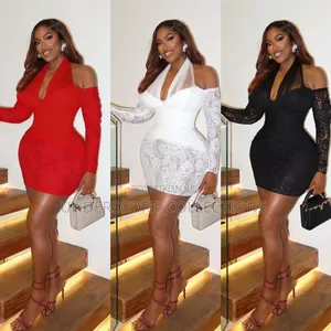 Off-the-Shoulder Lace Dress