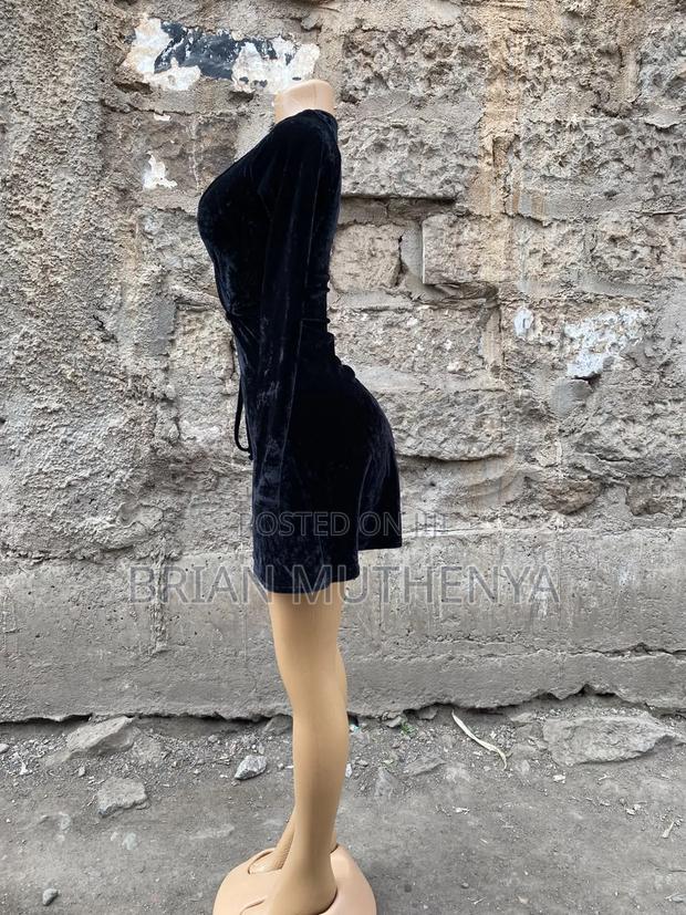 Short Long Velvet Dresses Thrift - thumbnail 3