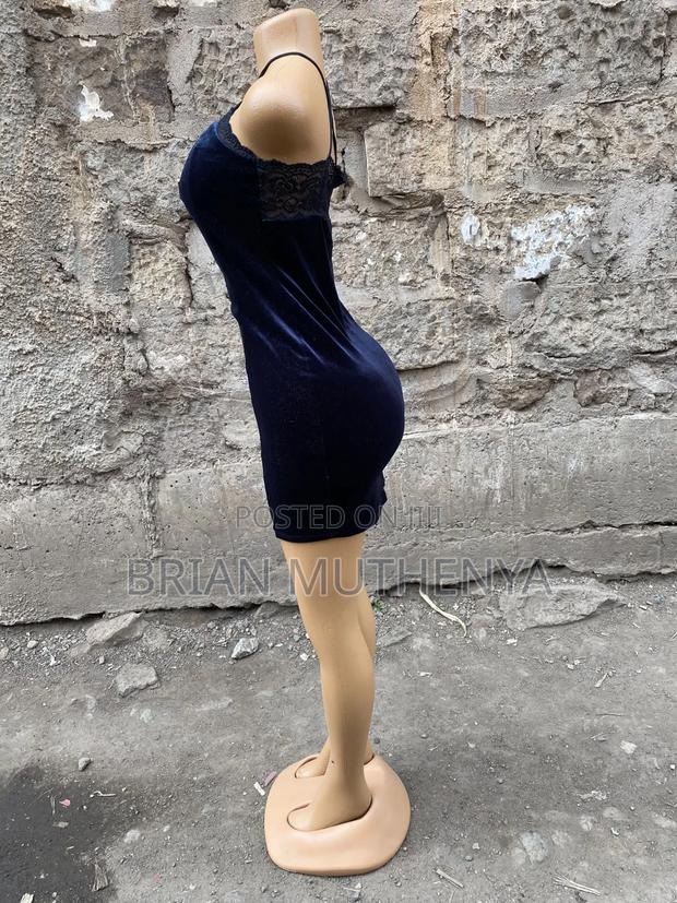 Short Long Velvet Dresses Thrift - thumbnail 4
