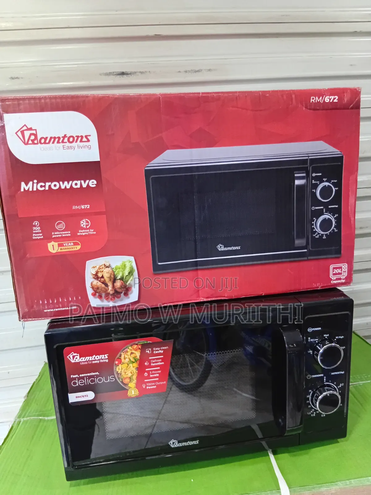 Ramtons Microwave Manually 20 L RM/ 672
