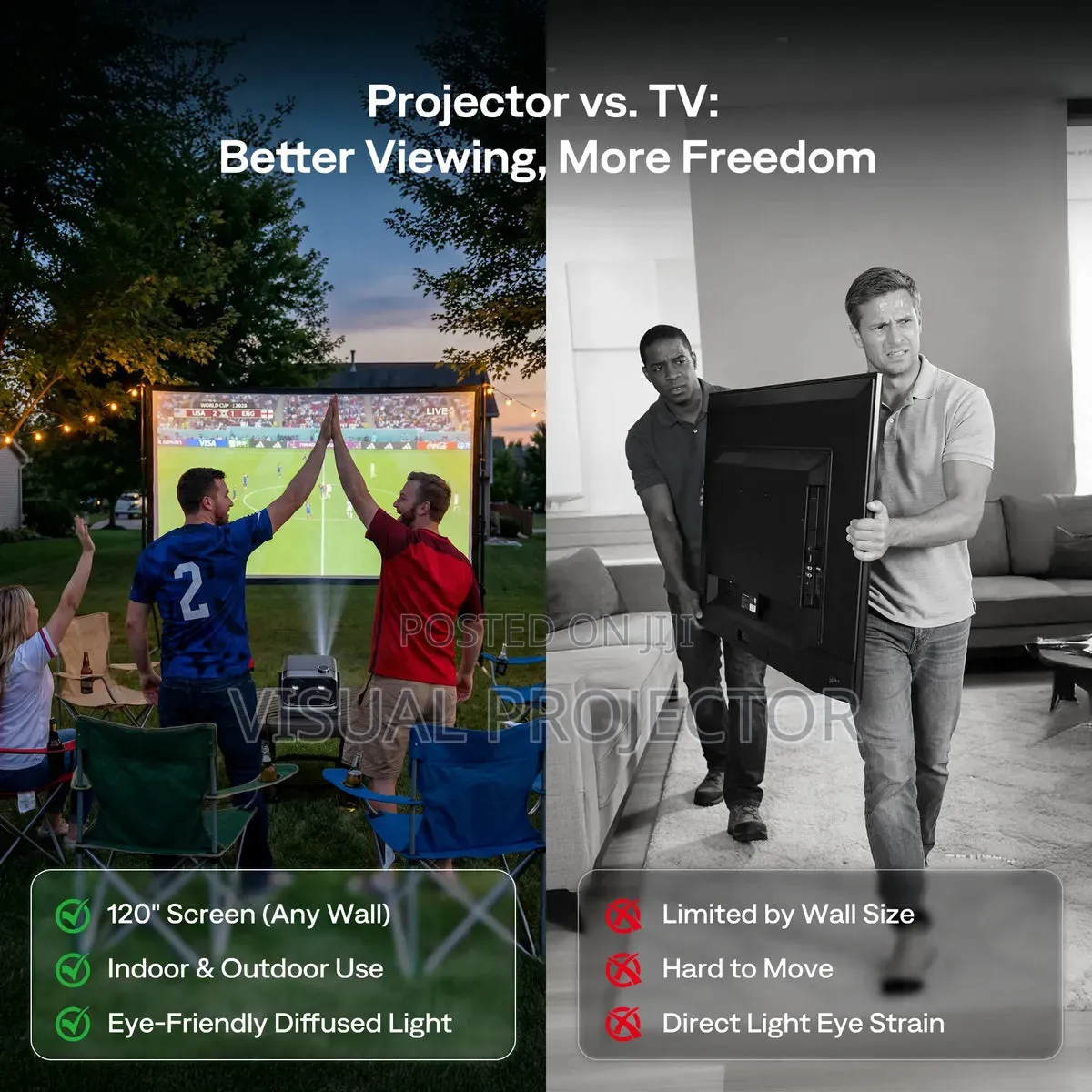Aurzen Boom Mini Google TV Projector