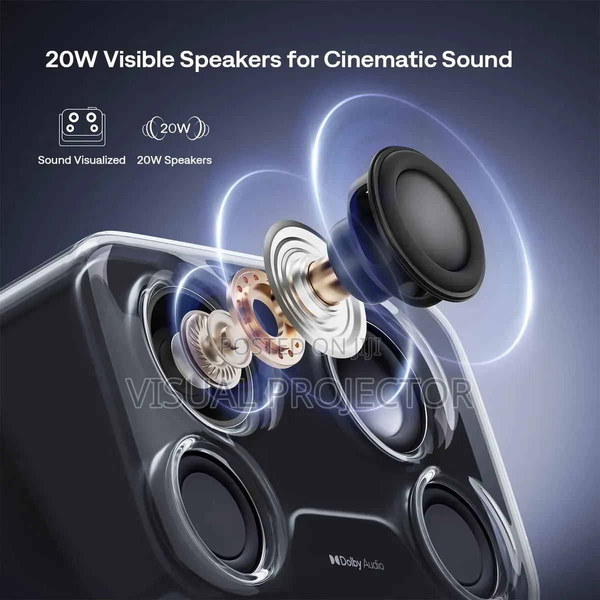 Aurzen Boom Mini Google TV Projector