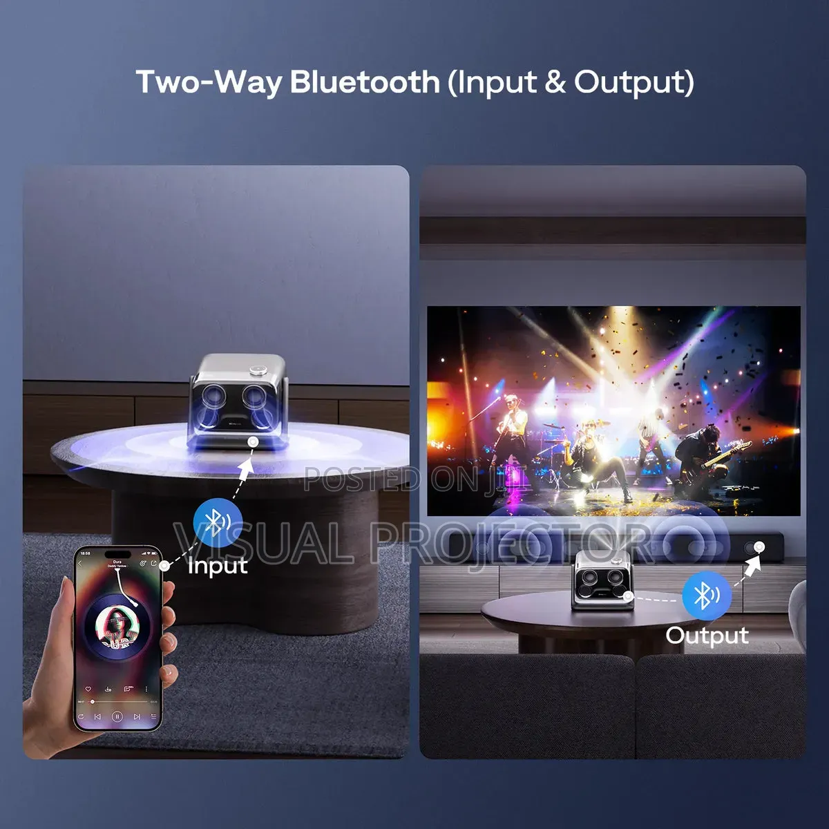 Aurzen Boom Mini Google TV Projector