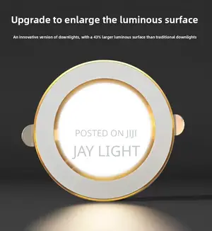 Recessed Ceiling Light Downlight With Body Embedded in Pot Lighting
