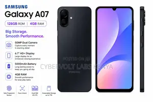 New Samsung Galaxy A07 4G 128 GB Black