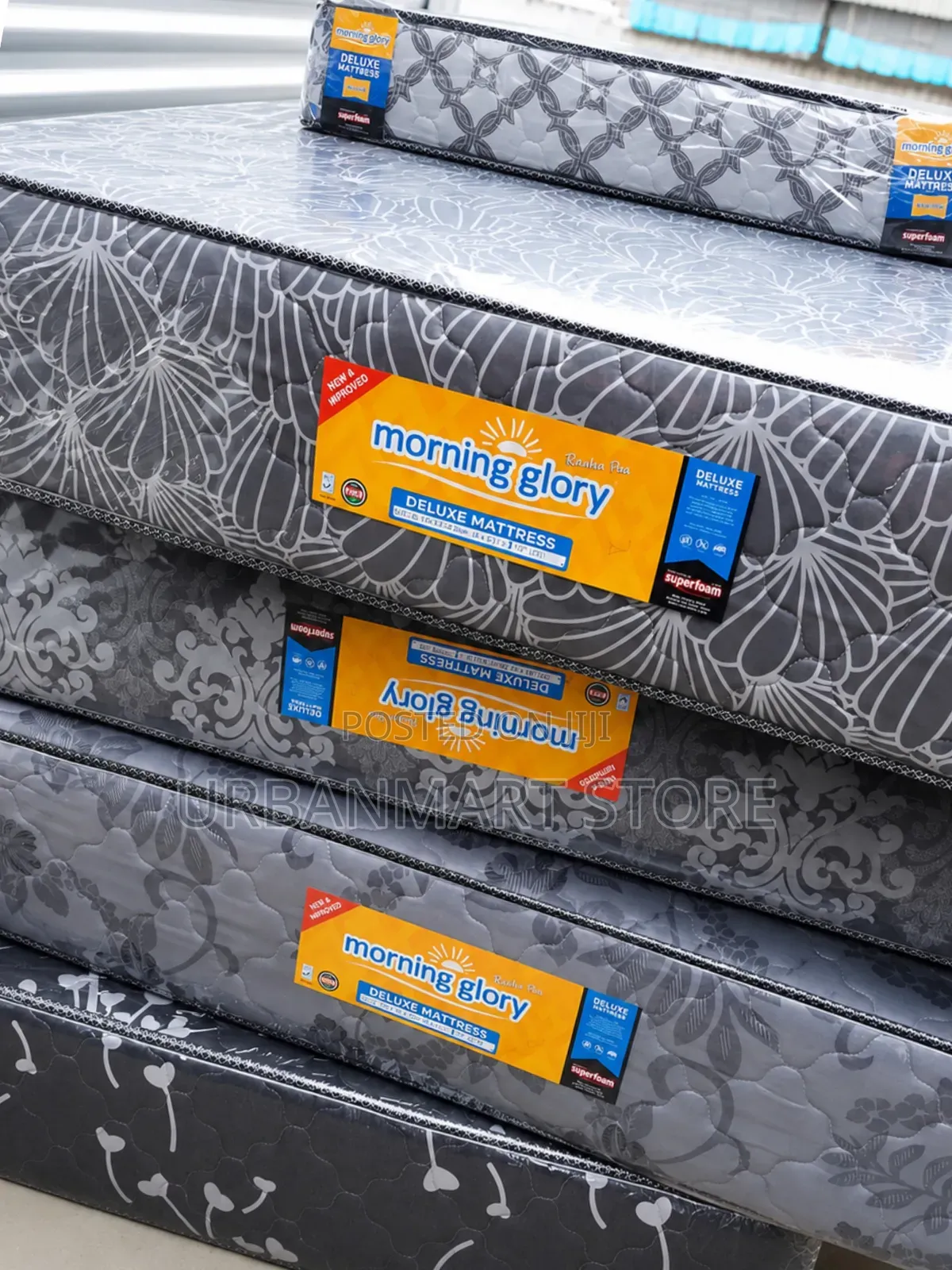 Non Sinking Morning Glory Mattress 5x6 12-Inch Quilted Superfoam