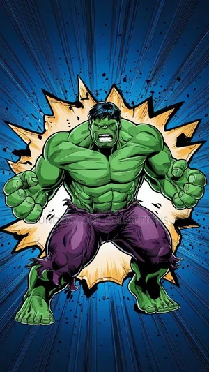 Marvel Hulk Superhero Cartoon Costume