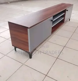 Premium 6FT Dark Walnut TV Console Stand