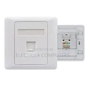 Cat 6 Single Port Faceplate