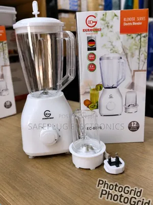 Eurochef 2-in-1 Blender 650W – 1.8L Jug With Grinder | 1 Year Warranty