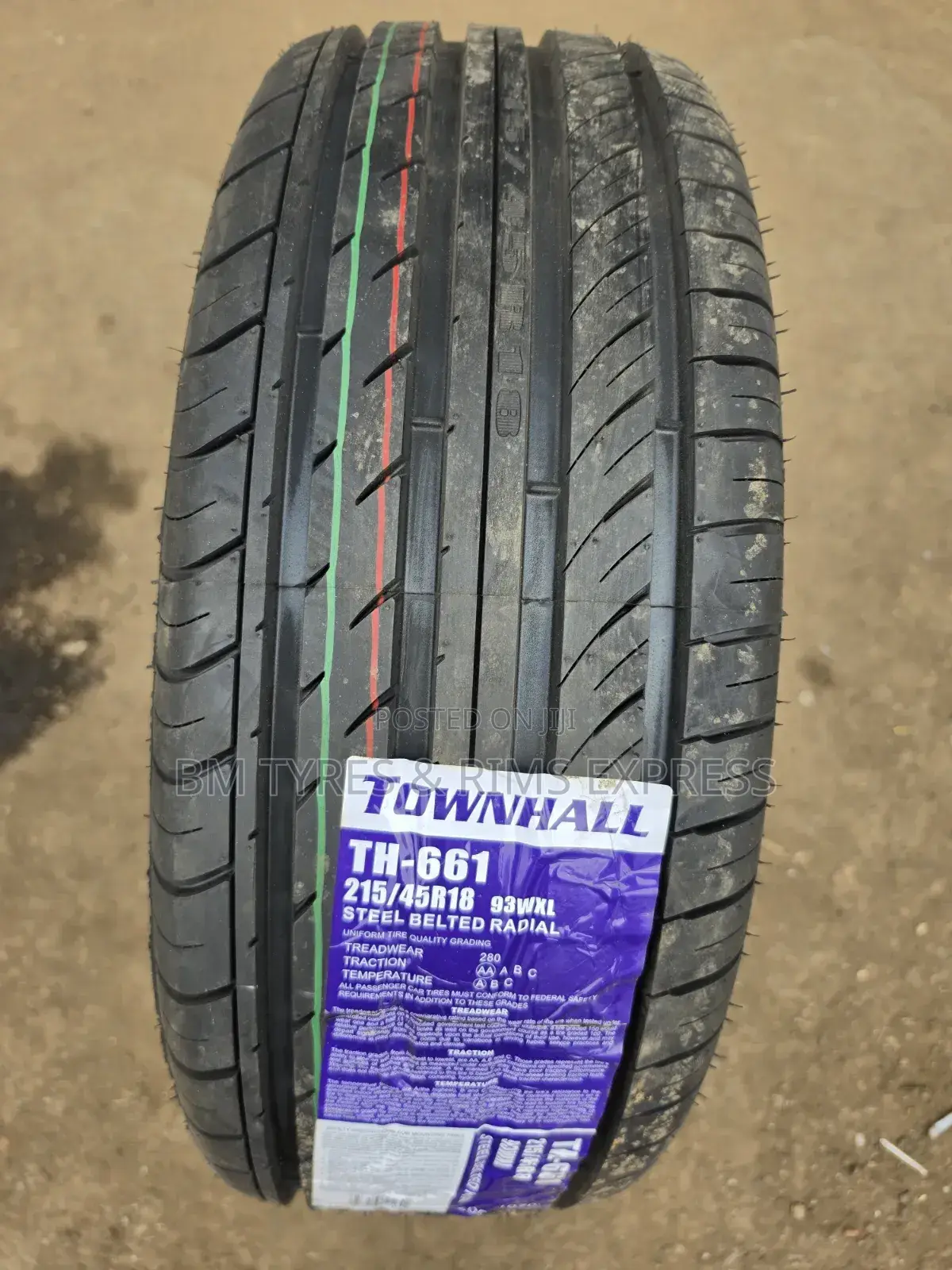 215 /45 R18 Townhall Tires.