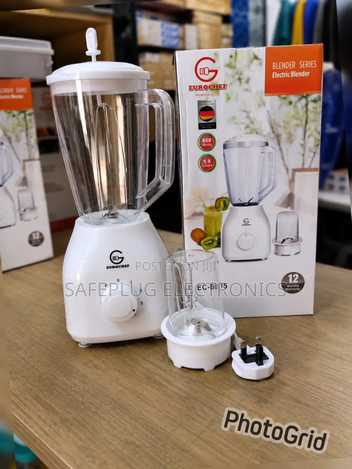 Heavy Duty Eurochef Electric Blender – Smoothies, Juice Dry Mill