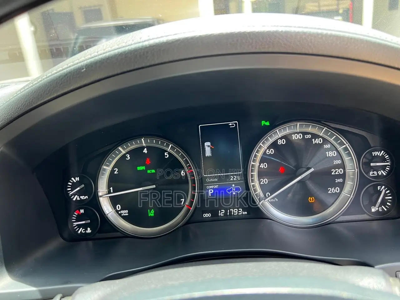 Lexus LX 570 AWD 2016 Black