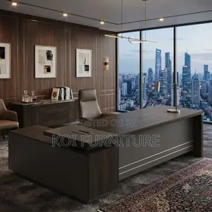 Office Desk; 1.6 Meters Executive L Shape Command Office Desk