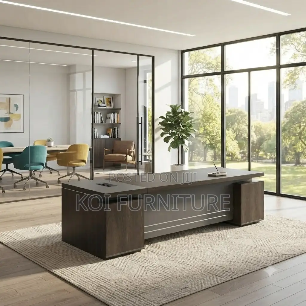 Office Desk; 1.6 Meters Executive L Shape Command Office Desk