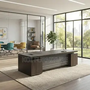 Office Desk; 1.6 Meters Executive L Shape Command Office Desk