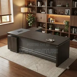 Office Desk; 1.6 Meters Executive L Shape Command Office Desk