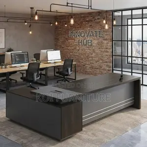 Office Desk; 1.6 Meters Executive L Shape Command Office Desk