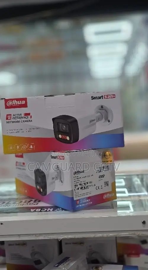 Dahua 4MP PoE Bullet Camera With Two-Way Talk Siren