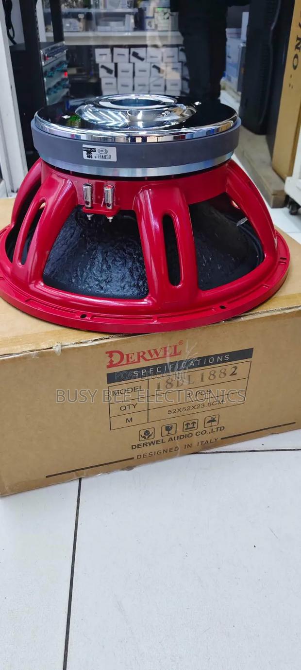 New Derwel Pd 1882 Bass Speaker Available - main view