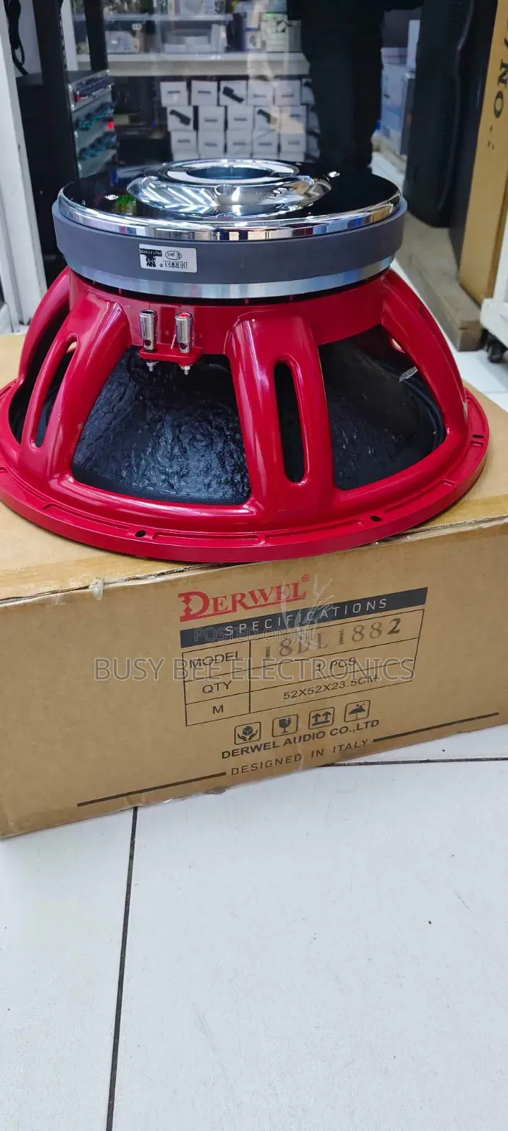 New Derwel Pd 1882 Bass Speaker Available