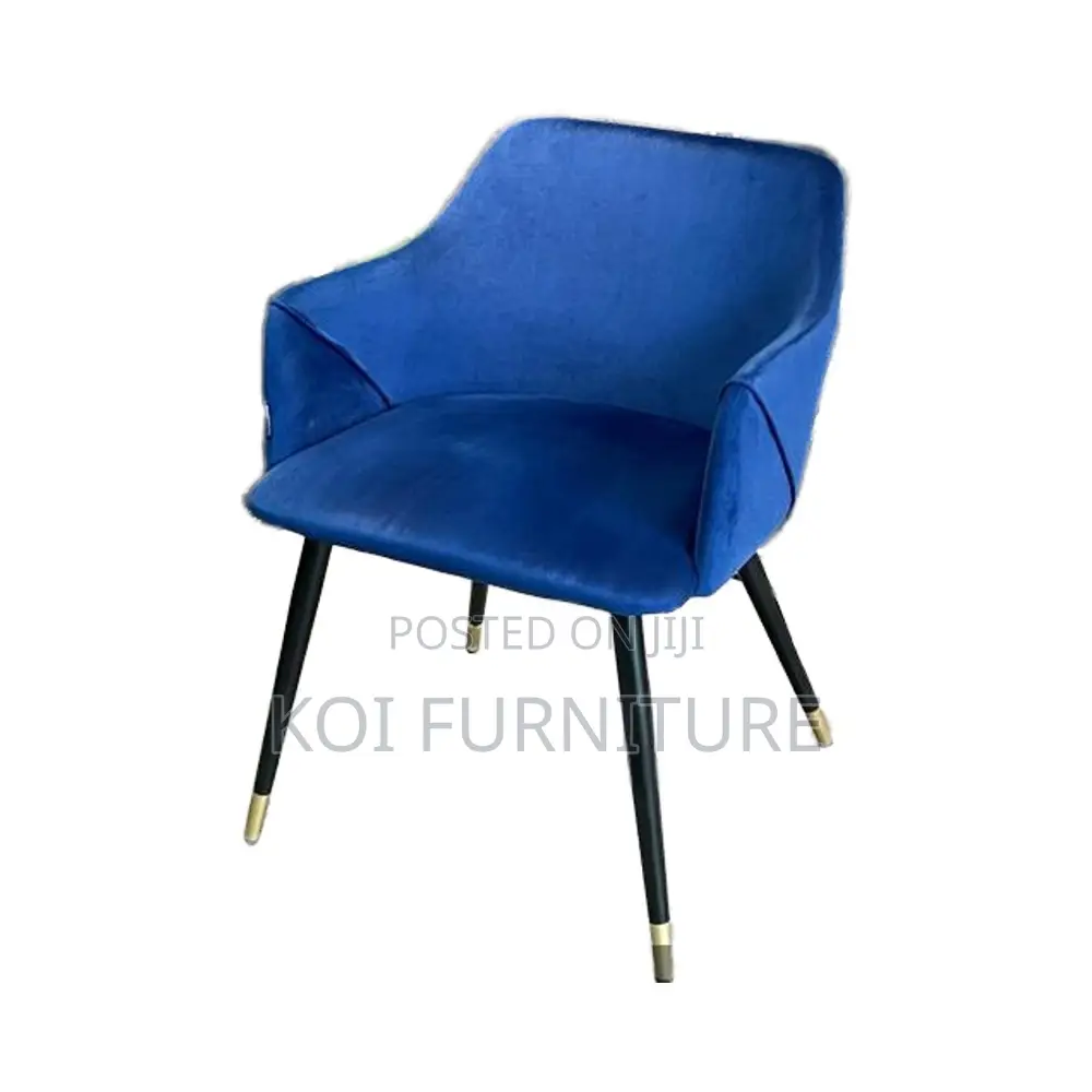 Home Chairs; Metal Legs Padded Accent Chair