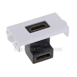 HDMI to HDMI L-Type Connector With Small Faceplate,