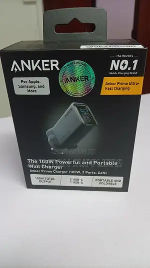 Anker Prime Charger (100W, 3 Ports, GaN)
