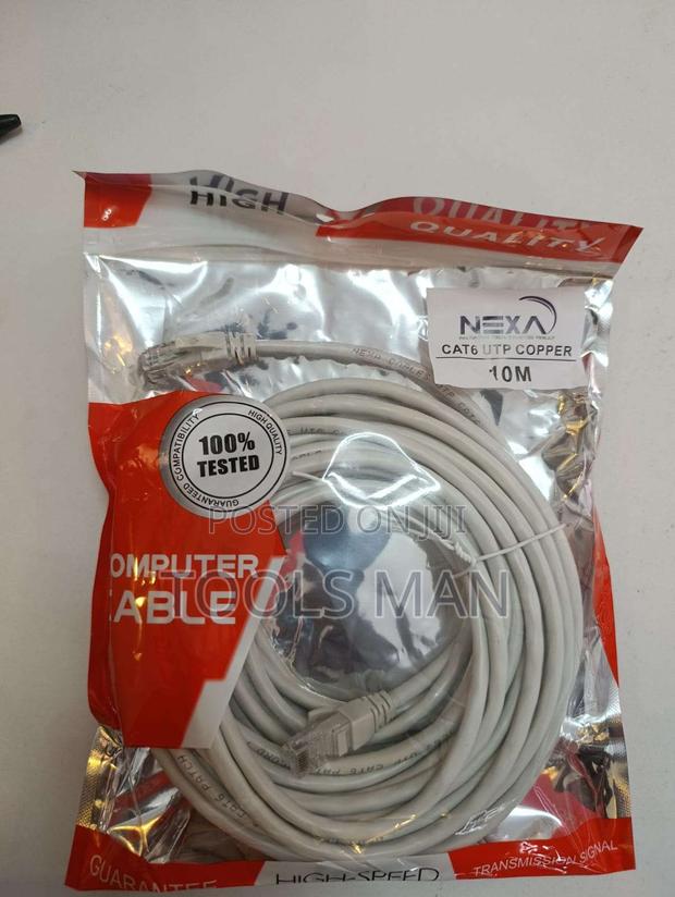 CAT6 Patch Cable NEXA 10M UTP Copper Network Lead RJ45 - main view