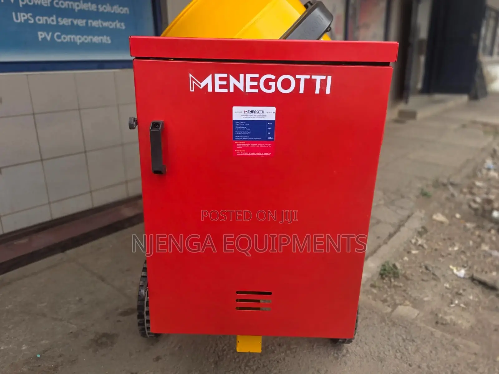 Menegotti 400L Concrete Mixer