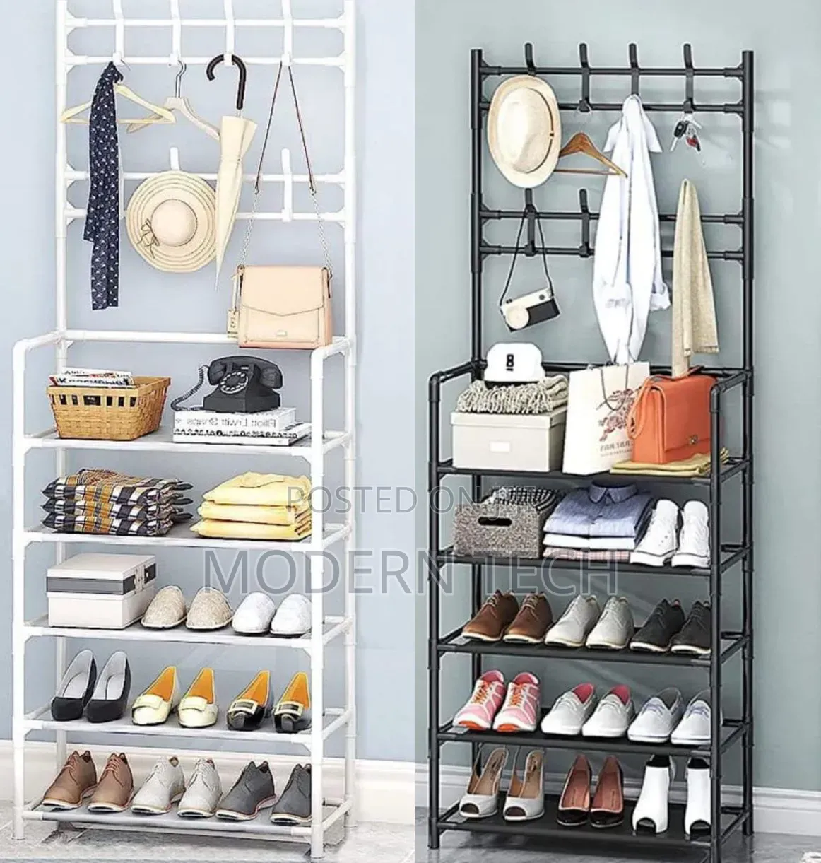 Multi-Purpose Shoe Hat Storage Rack – Space-Saving Organizer