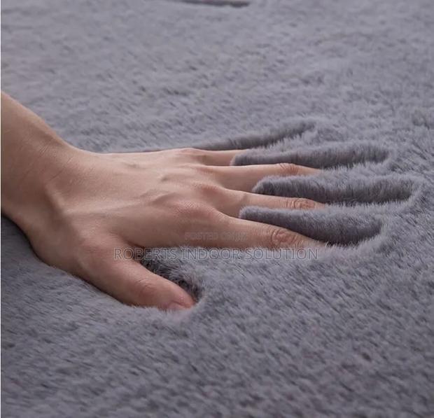 Supersoft Cozy and Warm Rabbit Fur Feel Carpet .