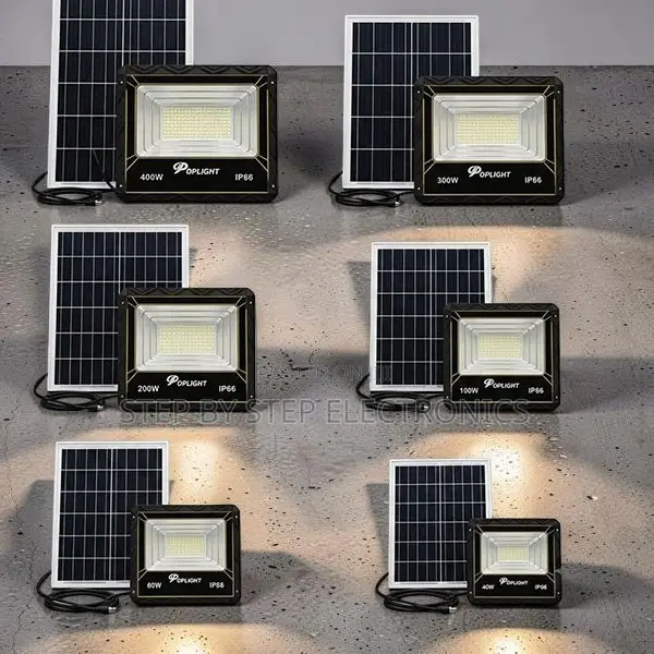 Smart Lighting 60W 100W 200W Solar Flood Light Wholesale