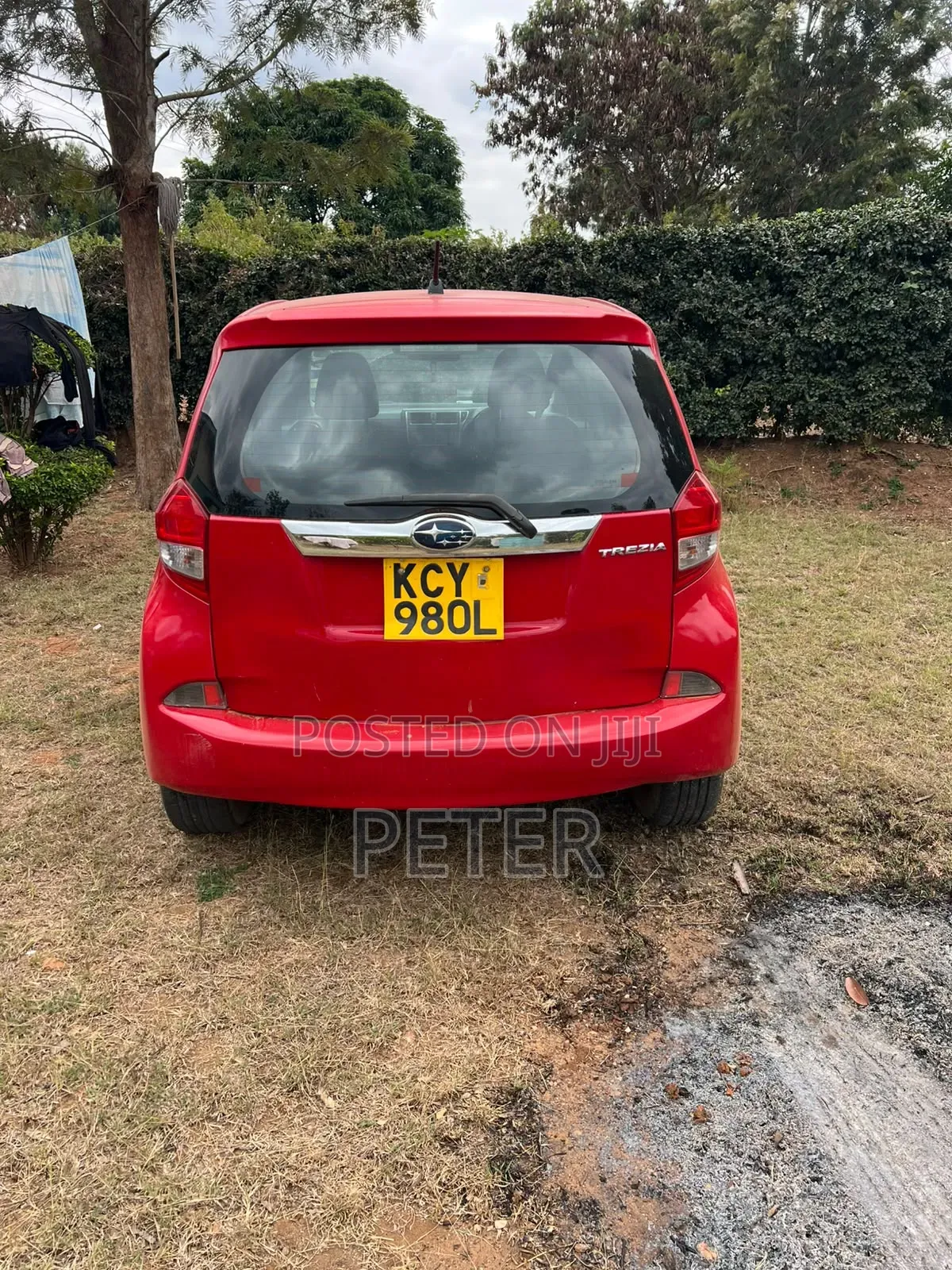 Subaru Trezia 2014 Red