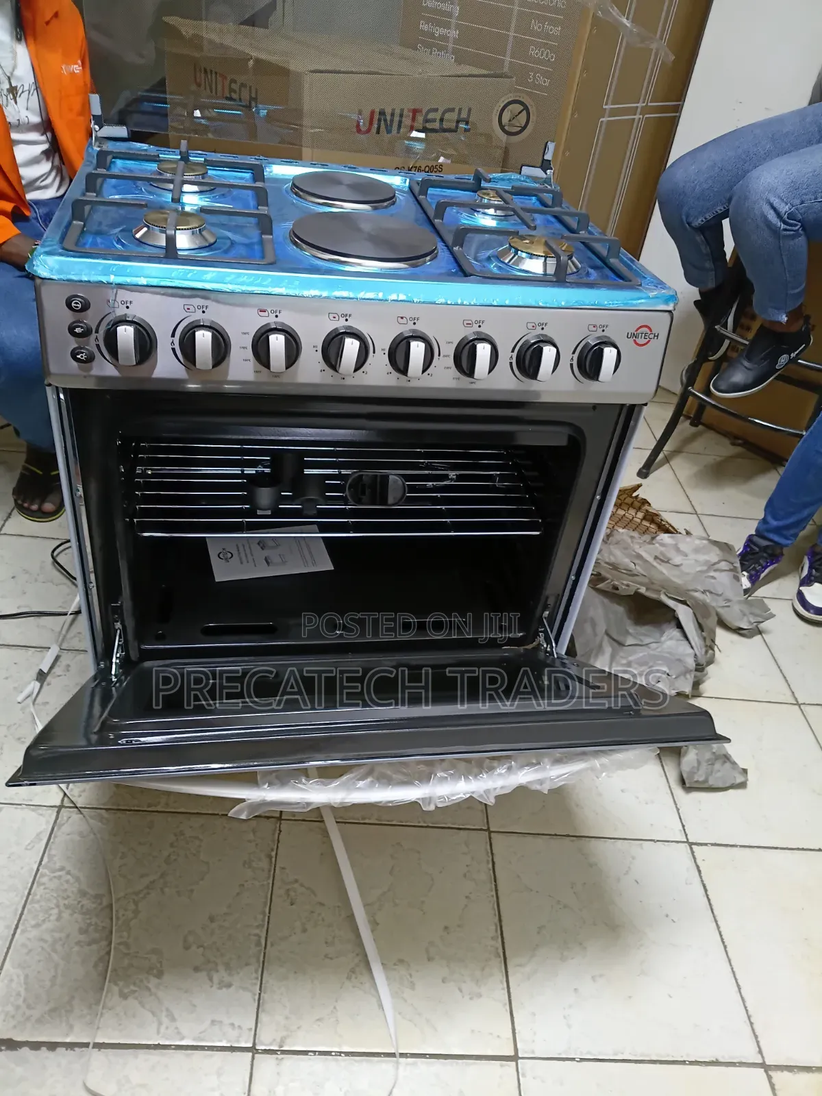 Unitech 60x90 4+2 Cooker | 6 Burner Standing Cooker With Oven