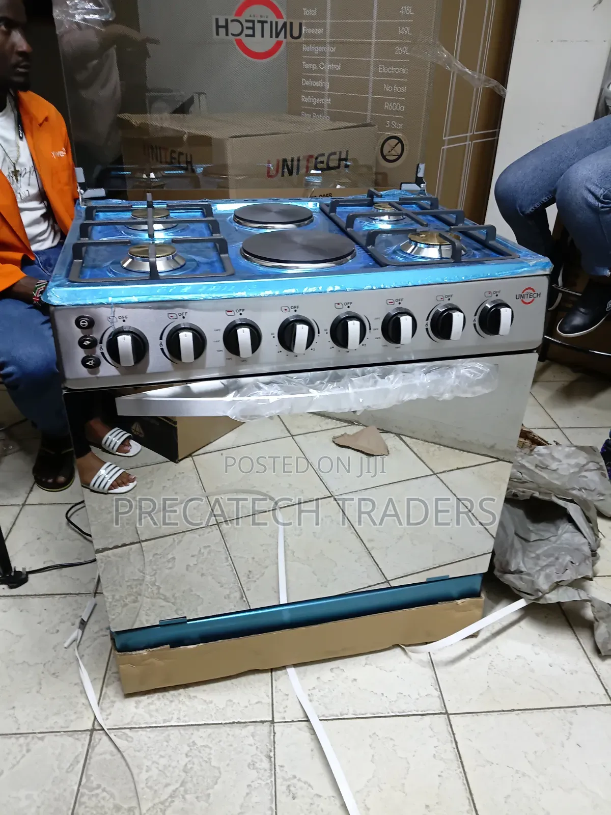 Unitech 60x90 4+2 Cooker | 6 Burner Standing Cooker With Oven