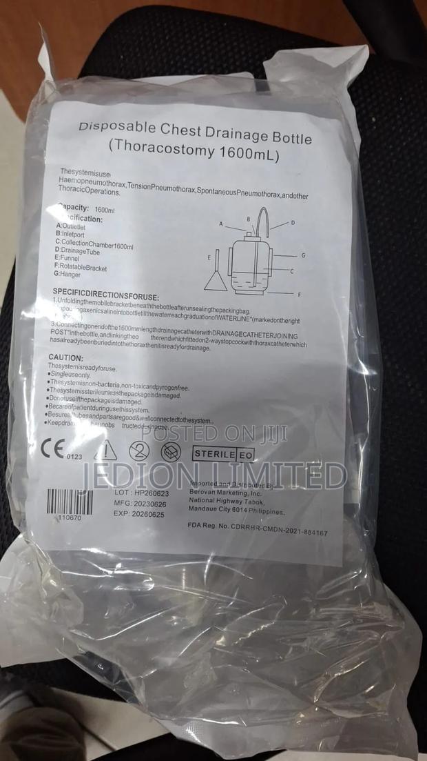 Chest Drainage Bottle - main view