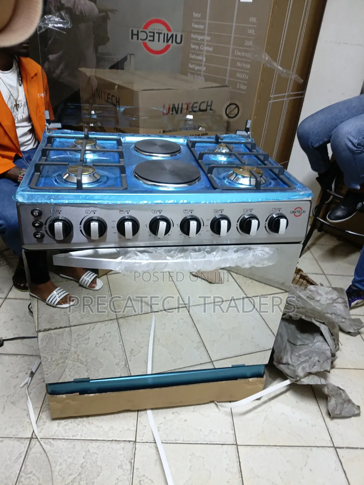 Unitech 60x90 Premium Standing Cooker | Spacious Electric Oven