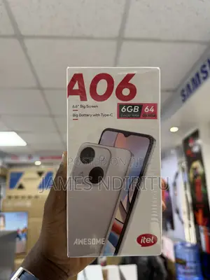 New Itel A06 64 GB Black
