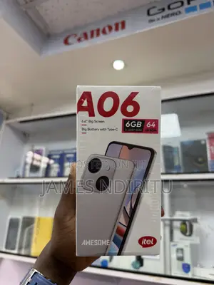 New Itel A06 64 GB Black