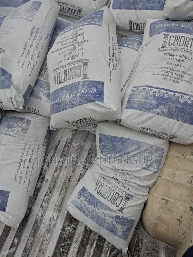 40kg White Cement – 52.5 Grade Construction Cement - thumbnail 2