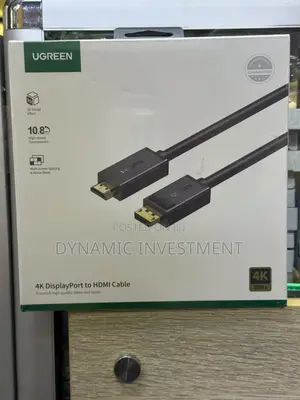 Ugreen DISPLAY PORT to HDMI Cable, at 30Hz / at 60Hz /1080p at 120Hz 5M